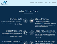 Tablet Screenshot of clipperdata.com